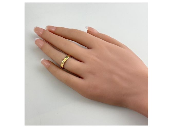 Anello Cartier Mini Love in oro giallo - vista 3