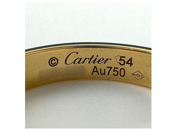 Anello Cartier Mini Love in oro giallo - vista 4