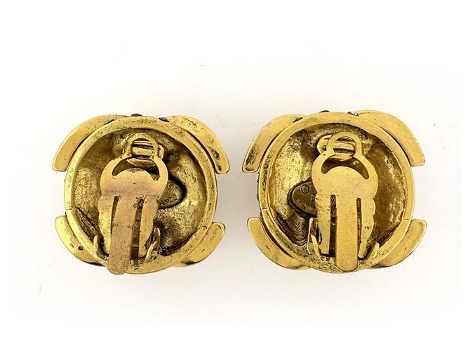 Orecchini a clip placcati oro Chanel D'oro - vista 3