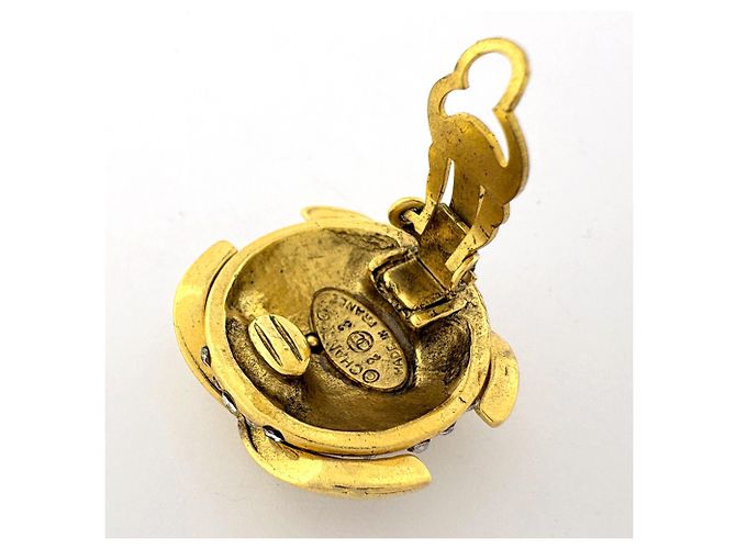 Orecchini a clip placcati oro Chanel D'oro - vista 4