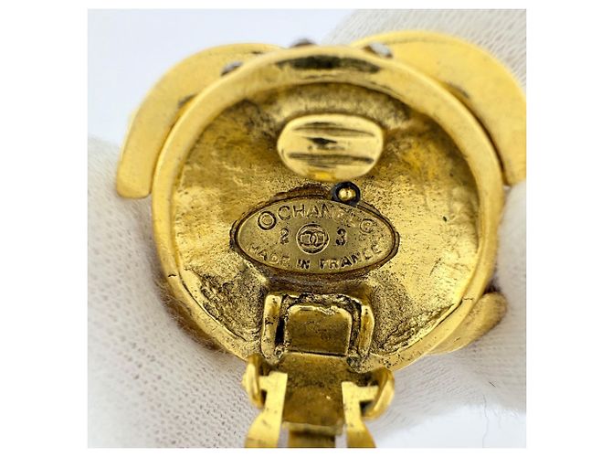 Orecchini a clip placcati oro Chanel D'oro - vista 6