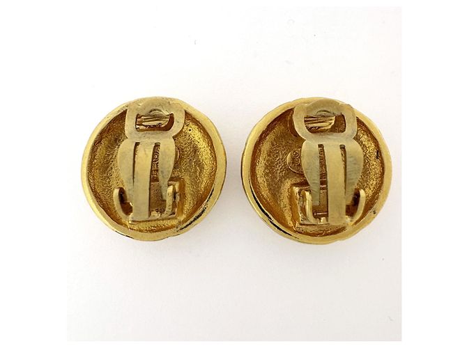 Orecchini a clip Chanel placcati oro D'oro - vista 3