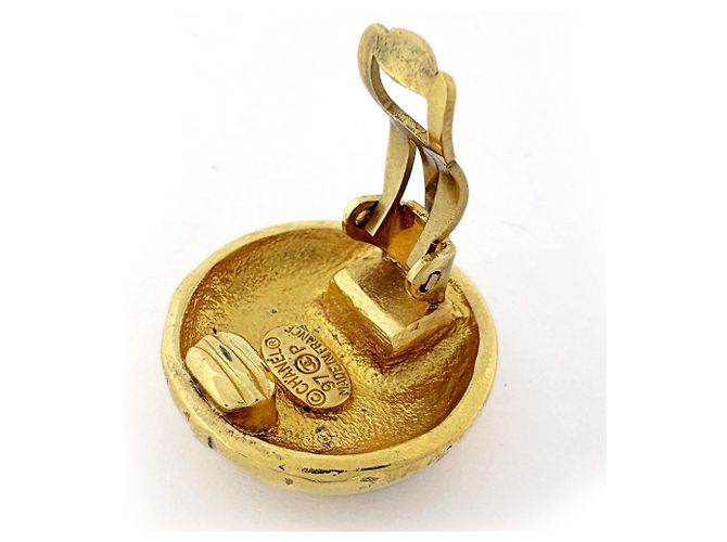 Orecchini a clip Chanel placcati oro D'oro - vista 4