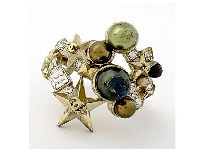 Chanel Ring aus vergoldetem Metall Golden - Ansicht 2