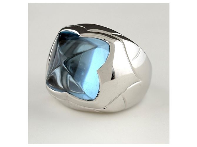 Anillo Bulgari BVLGARI Pyramide con topacio azul - vista 2
