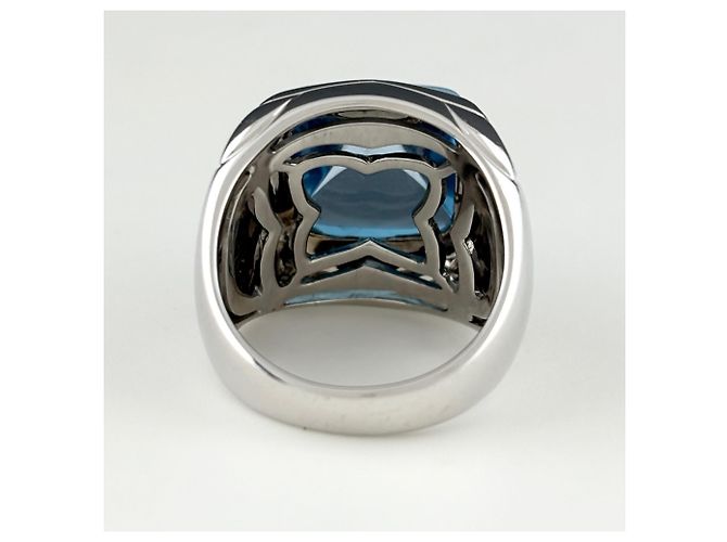 Anillo Bulgari BVLGARI Pyramide con topacio azul - vista 4