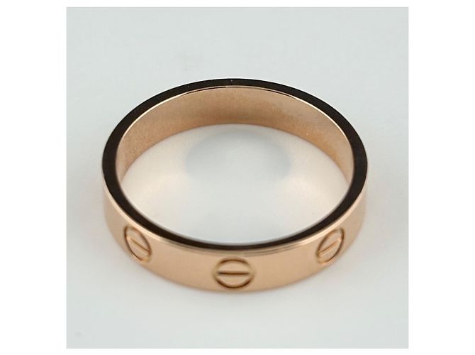 Anello Cartier Mini Love in oro rosa - vista 3