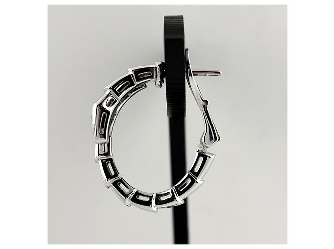 Bulgari Bvlgari Serpenti Viper Small Diamond Stud Earrings - vista 3