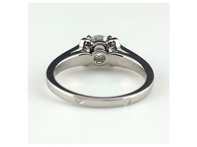 Anello Cartier Ballerina in platino e diamanti - vista 4