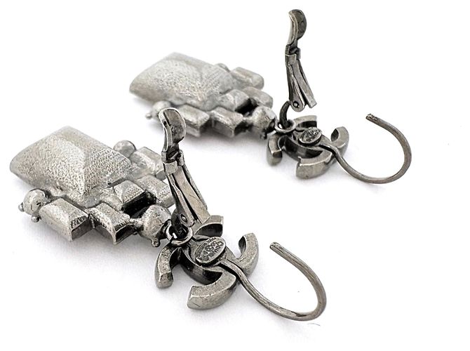 Chanel Ohrstecker versilbert - Ansicht 3
