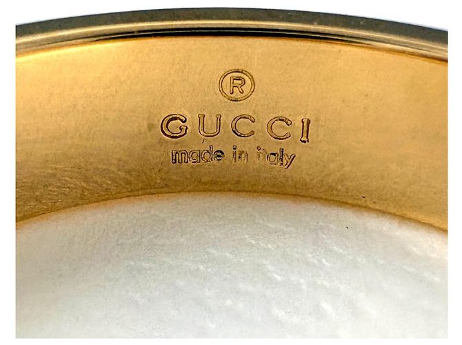 Anello Gucci Icon YG Yellow Gold Band - vista 6