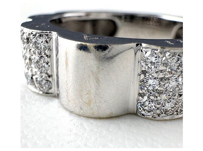 Chanel Camélia Bandring mit Diamant - Ansicht 4