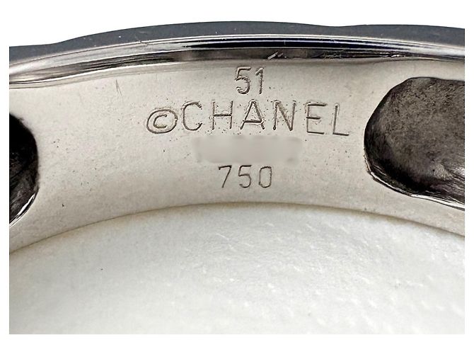 Chanel Camélia Bandring mit Diamant - Ansicht 9