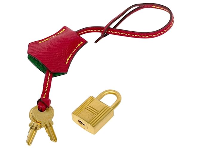Hermès Borsa Hermes Birkin 30 Rosso Verde - vista 13