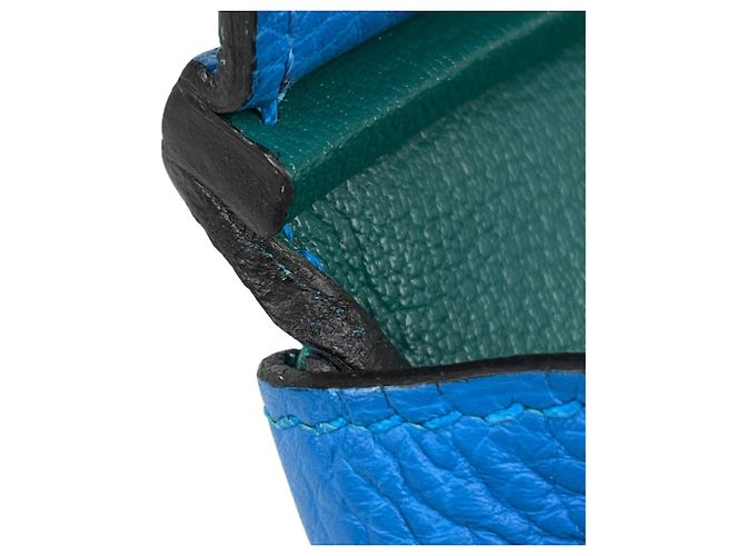Hermès Borsa Hermes Birkin 30 in Blue Zanzibar - vista 10
