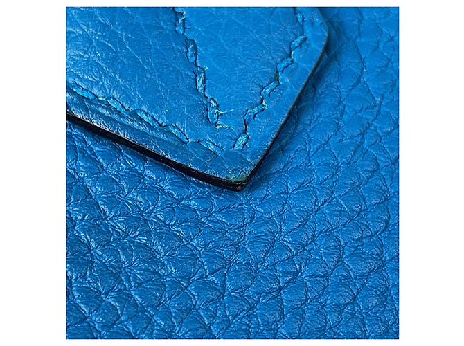 Hermès Borsa Hermes Birkin 30 in Blue Zanzibar - vista 7