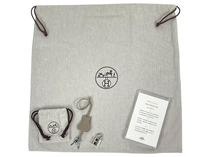 Hermès Borsa Hermes Birkin 30 in Turtledove Grey Grigio - vista 12