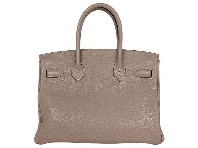 Hermès Borsa Hermes Birkin 30 in Turtledove Grey Grigio - vista 3