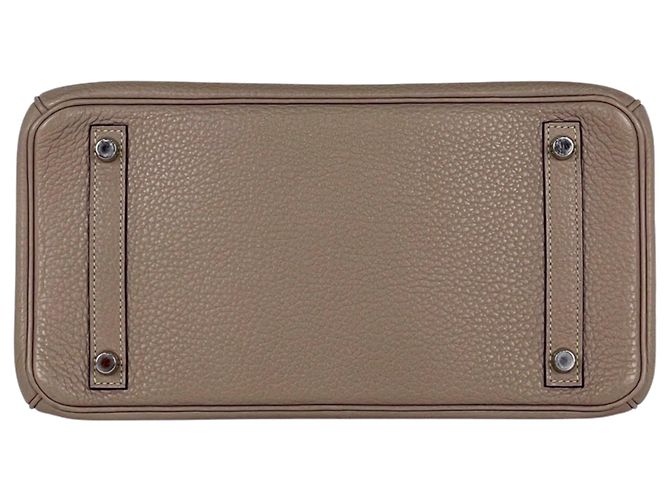 Hermès Borsa Hermes Birkin 30 in Turtledove Grey Grigio - vista 5
