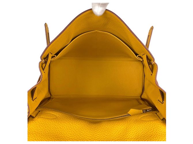 Hermès Borsa a tracolla Hermes Kelly 28 in pelle Togo Giallo - vista 12