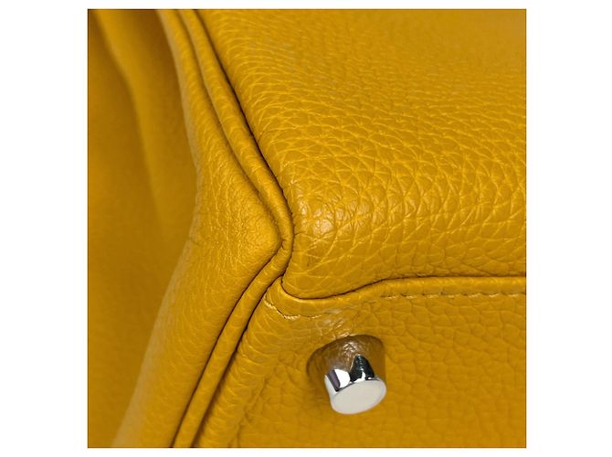 Hermès Borsa a tracolla Hermes Kelly 28 in pelle Togo Giallo - vista 6
