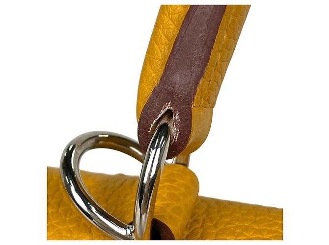 Hermès Borsa a tracolla Hermes Kelly 28 in pelle Togo Giallo - vista 8