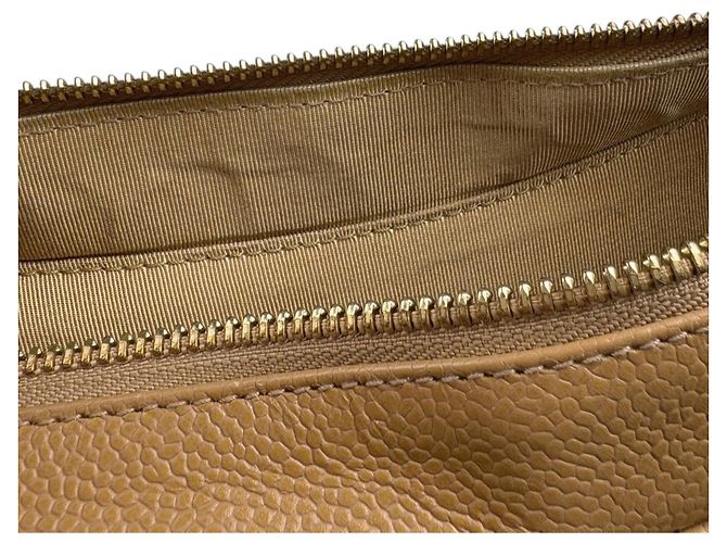 Borsa a tracolla Chanel Coco Mark Chain Beige - vista 13