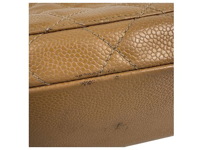 Borsa a tracolla Chanel Coco Mark Chain Beige - vista 6