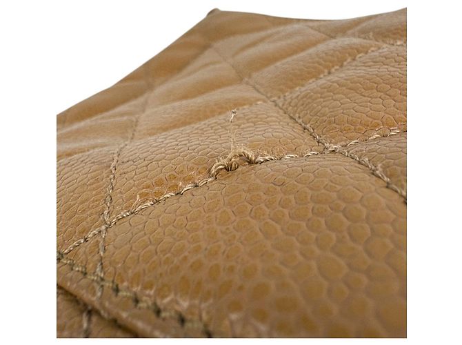 Borsa a tracolla Chanel Coco Mark Chain Beige - vista 8