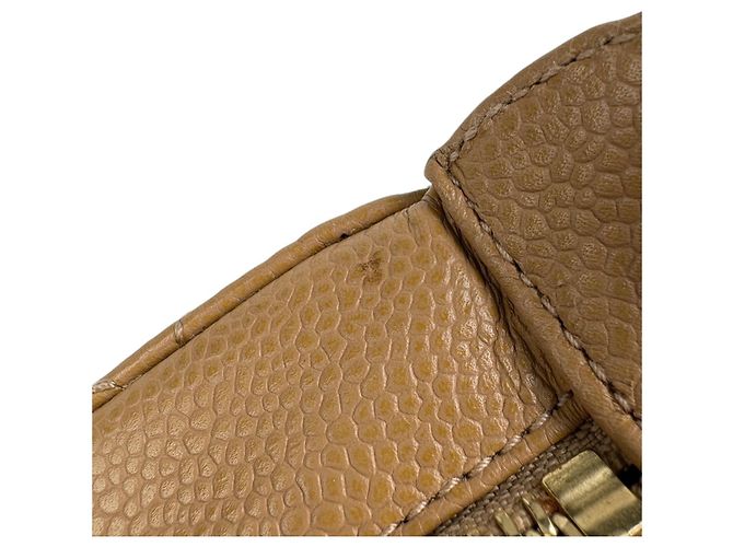 Borsa a tracolla Chanel Coco Mark Chain Beige - vista 9