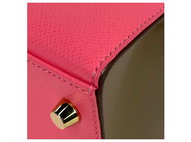 Hermès Borsa Hermes Kelly 28 Rosa Taupe - vista 6