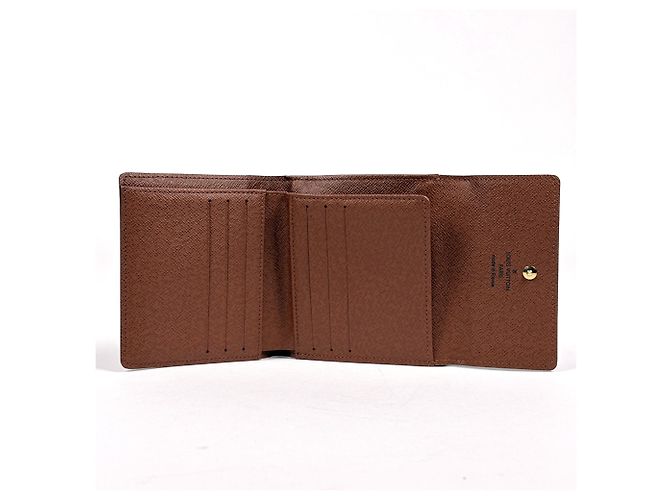 Portafoglio Tri-Fold Louis Vuitton in Monogram Marrone - vista 5