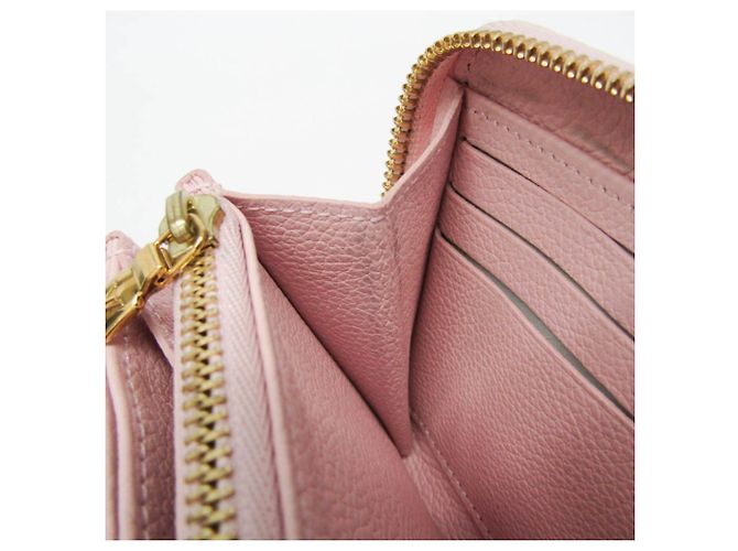 Louis Vuitton Monogram Empreinte Zippy Wallet in Light Pink - Ansicht 13