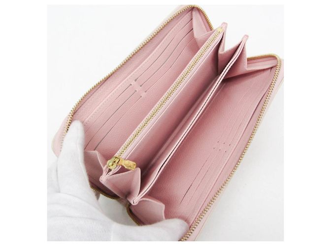 Louis Vuitton Monogram Empreinte Zippy Wallet in Light Pink - Ansicht 4