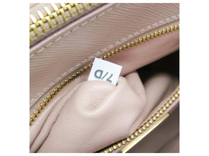 Borsa Prada Galleria Mini Shearling 1BA906 Rosa - vista 13