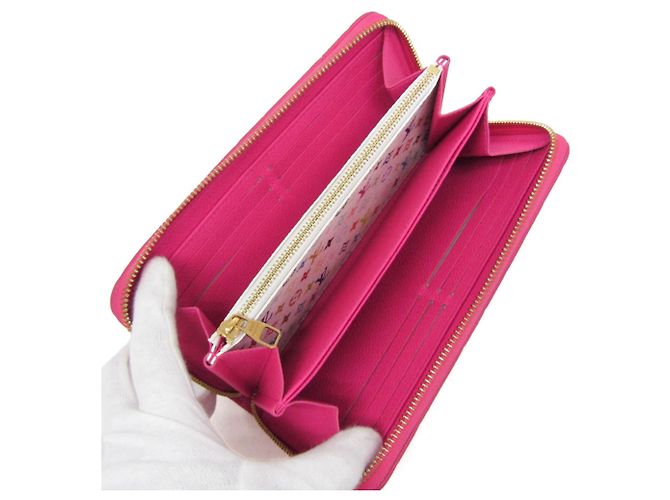 Louis Vuitton Monogram Empreinte Zippy Wallet Pink - Ansicht 4