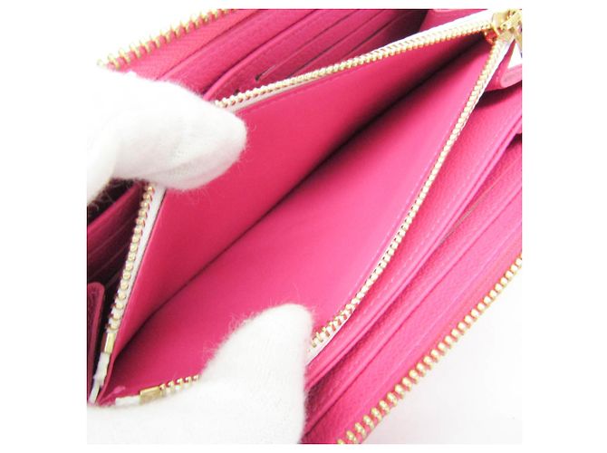 Louis Vuitton Monogram Empreinte Zippy Wallet Pink - Ansicht 5