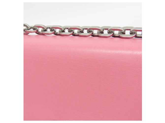 Borsa a tracolla in pelle da donna Prada SOFT CALF 1BD009 Rosa - vista 11