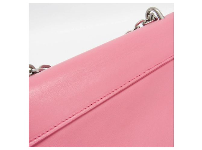 Borsa a tracolla in pelle da donna Prada SOFT CALF 1BD009 Rosa - vista 15