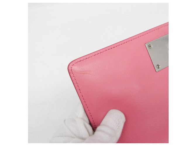 Borsa a tracolla in pelle da donna Prada SOFT CALF 1BD009 Rosa - vista 16