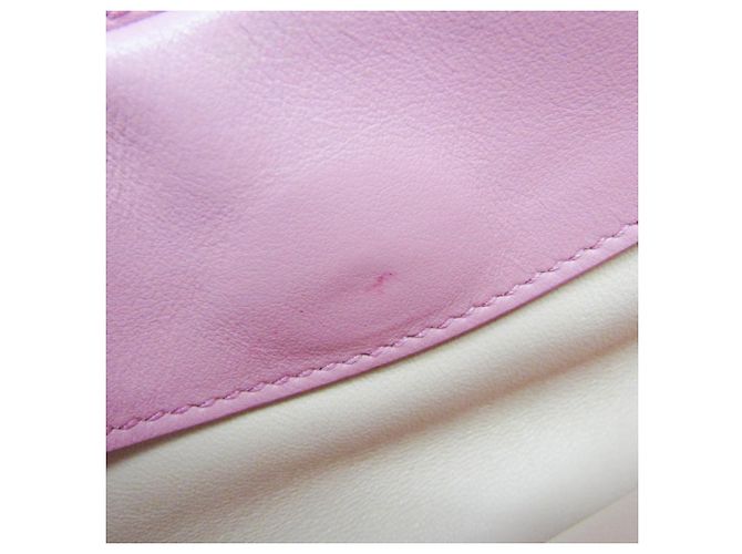 Borsa a tracolla in pelle da donna Prada SOFT CALF 1BD009 Rosa - vista 17