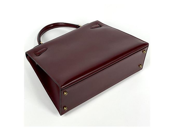 Hermès Borsa Hermes Kelly 32 in Rouge H Rosso - vista 2