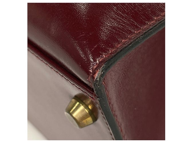 Hermès Borsa Hermes Kelly 32 in Rouge H Rosso - vista 3