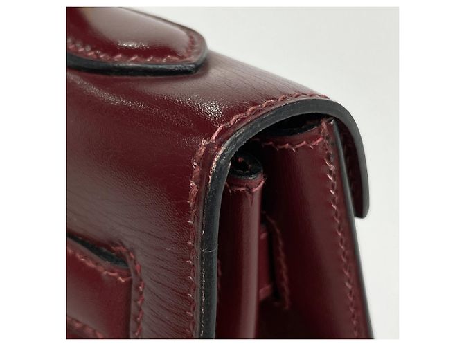 Hermès Borsa Hermes Kelly 32 in Rouge H Rosso - vista 4