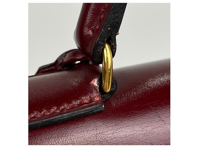 Hermès Borsa Hermes Kelly 32 in Rouge H Rosso - vista 5