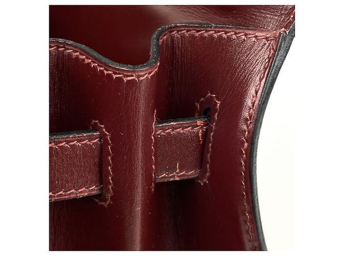 Hermès Borsa Hermes Kelly 32 in Rouge H Rosso - vista 8