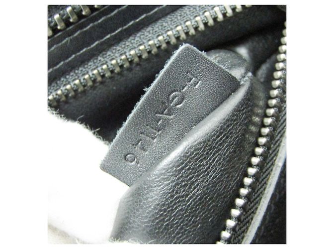 Céline Borsa a mano Celine Luggage Micro Shopper Marrone Nero Giallo - vista 20