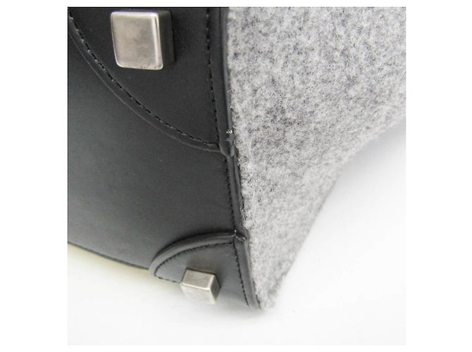 Céline Borsa a mano Celine Luggage Micro Shopper Marrone Nero Giallo - vista 7