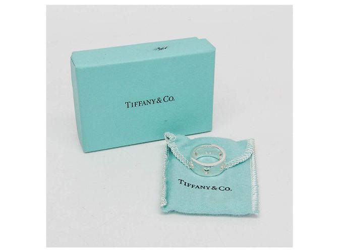 Tiffany & Co Tiffany Stencil Heart Mode-Ring aus 925 Silber - Ansicht 2