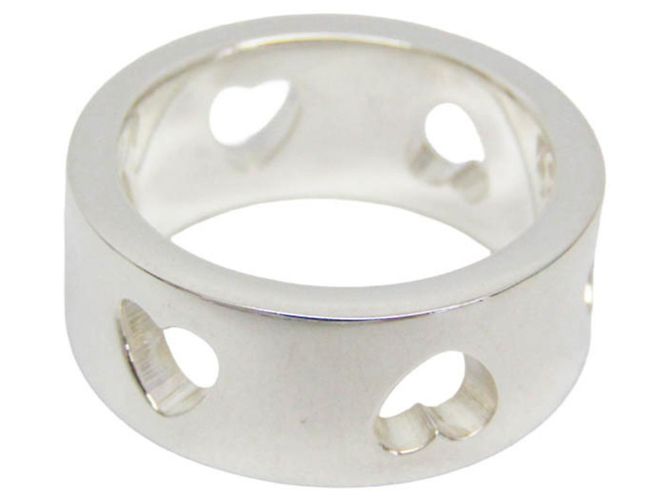 Tiffany & Co Tiffany Stencil Heart Mode-Ring aus 925 Silber - Ansicht 3
